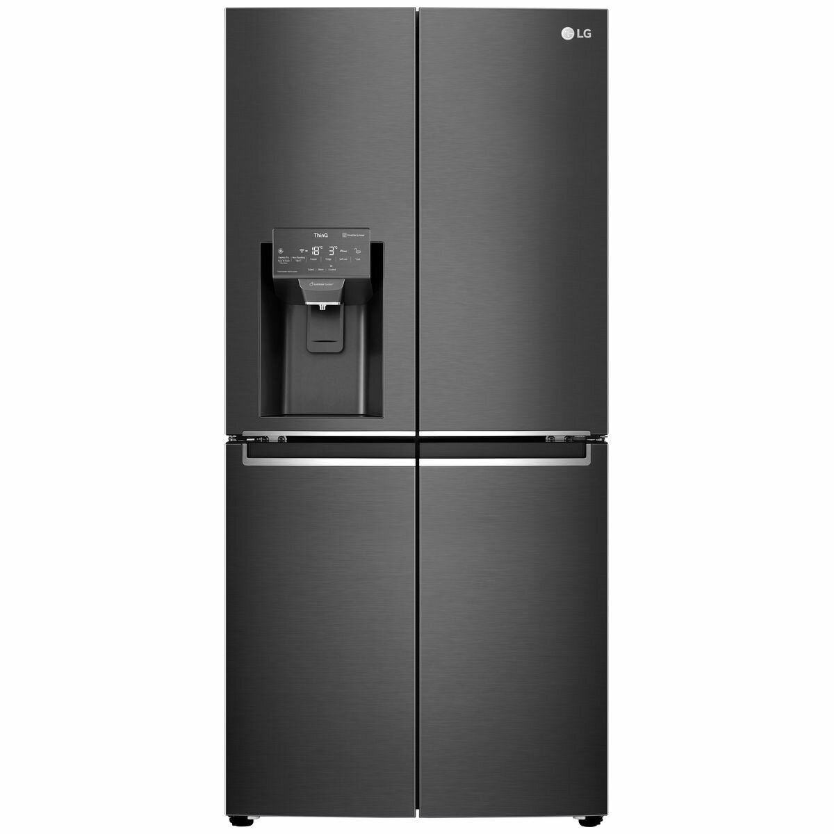 Slim fridge freezer with sales ice dispenser