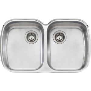 Oliveri Monet Double Bowl Undermount Sink MO70U