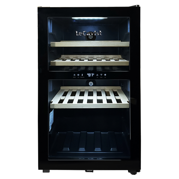 LeCavist Cuvee Rothschild 188 Bottle Dual Zone Wine Fridge