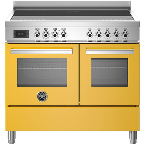 Bertazzoni 100cm Giallo Induction Freestanding Double Oven