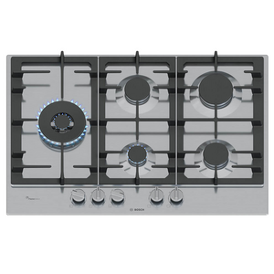 Bosch 75cm Series 6 Gas Cooktop with Flame Select Stainless Steel