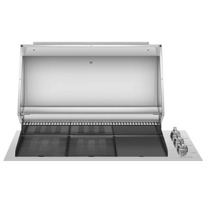 Smeg 120cm Universale 3 Burner Electric BBQ with Stainless Steel Lid