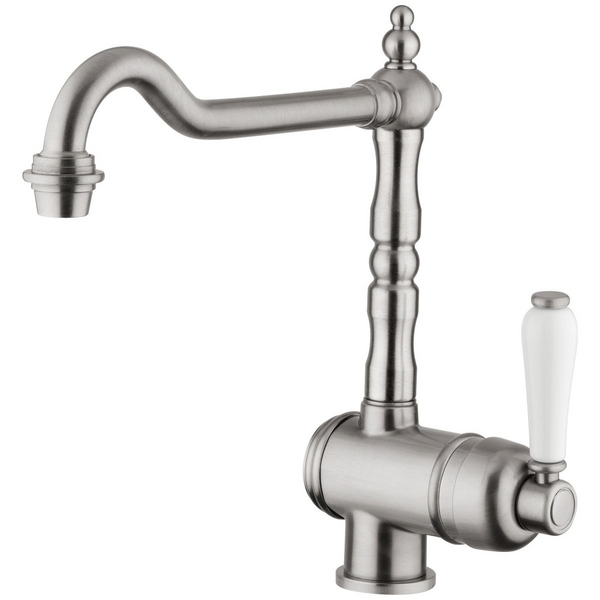 Armando Vicario Provincial Single Lever Kitchen Mixer Brushed Nickel 2050BN-LF