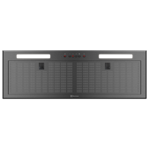 Electrolux 86cm Integrated Rangehood with Hob2Hood Dark Stainless Steel