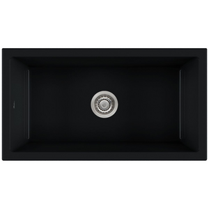 Oliveri Sicily Fireclay Farmhouse Countertop or Undermount Sink Matte Black