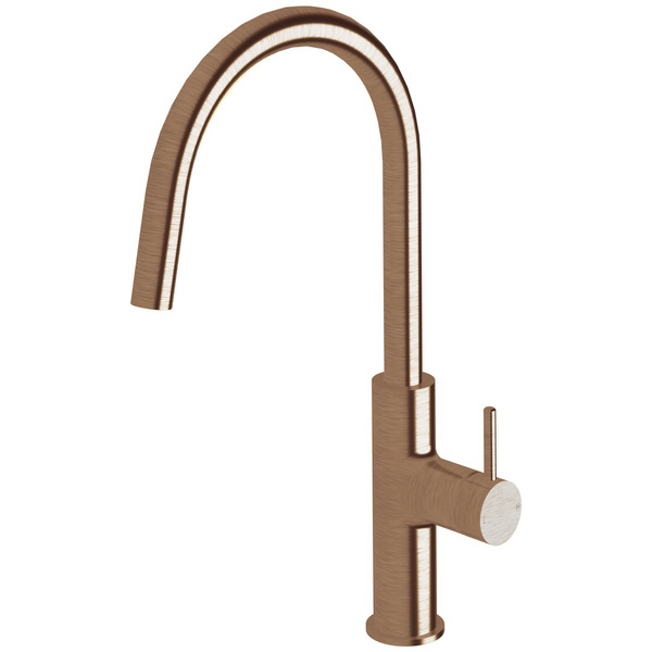 Sussex Taps Virgo Sink Mixer Tap LUXPVD Brushed Silk Rose Gold VGSM01-66