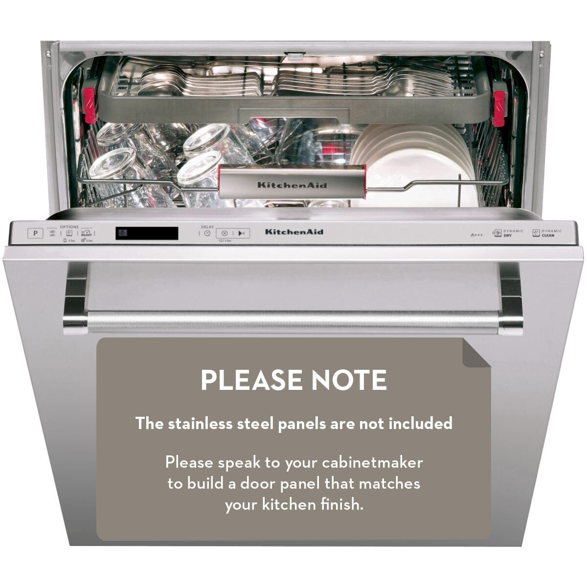 Kitchenaid built deals in dishwasher