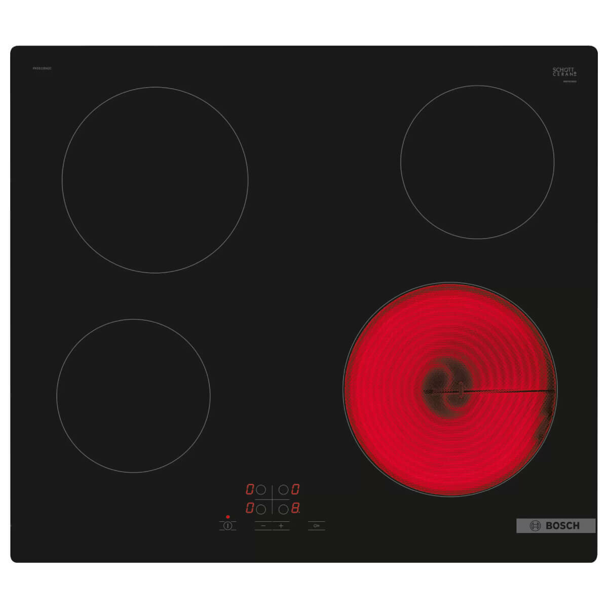 Bosch induction hob hot sale series 4