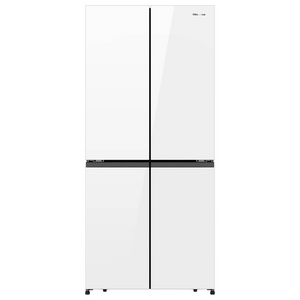 Hisense 483L PureFlat French Door Fridge White Glass HRCD483G