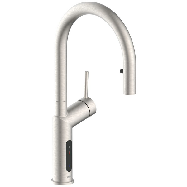 Peppy Taps Signature 4in1 Pull Out Boiling and Ambient Filtered Water Tap Brushed Nickel 4IN1BAELECPOBN