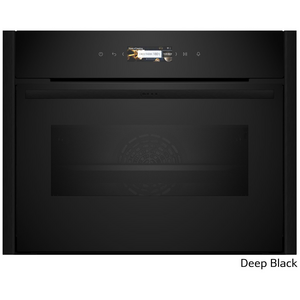 NEFF 45cm Compact Oven with Microwave Deep Black C29MR21Y0B-DB