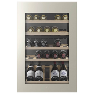 V-ZUG 38 Bottle WineCooler V4000 90 Wine Fridge Left Hinge Pearl Glass