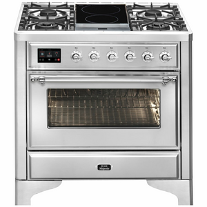 ILVE Majestic 90cm Freestanding Dual Fuel Oven