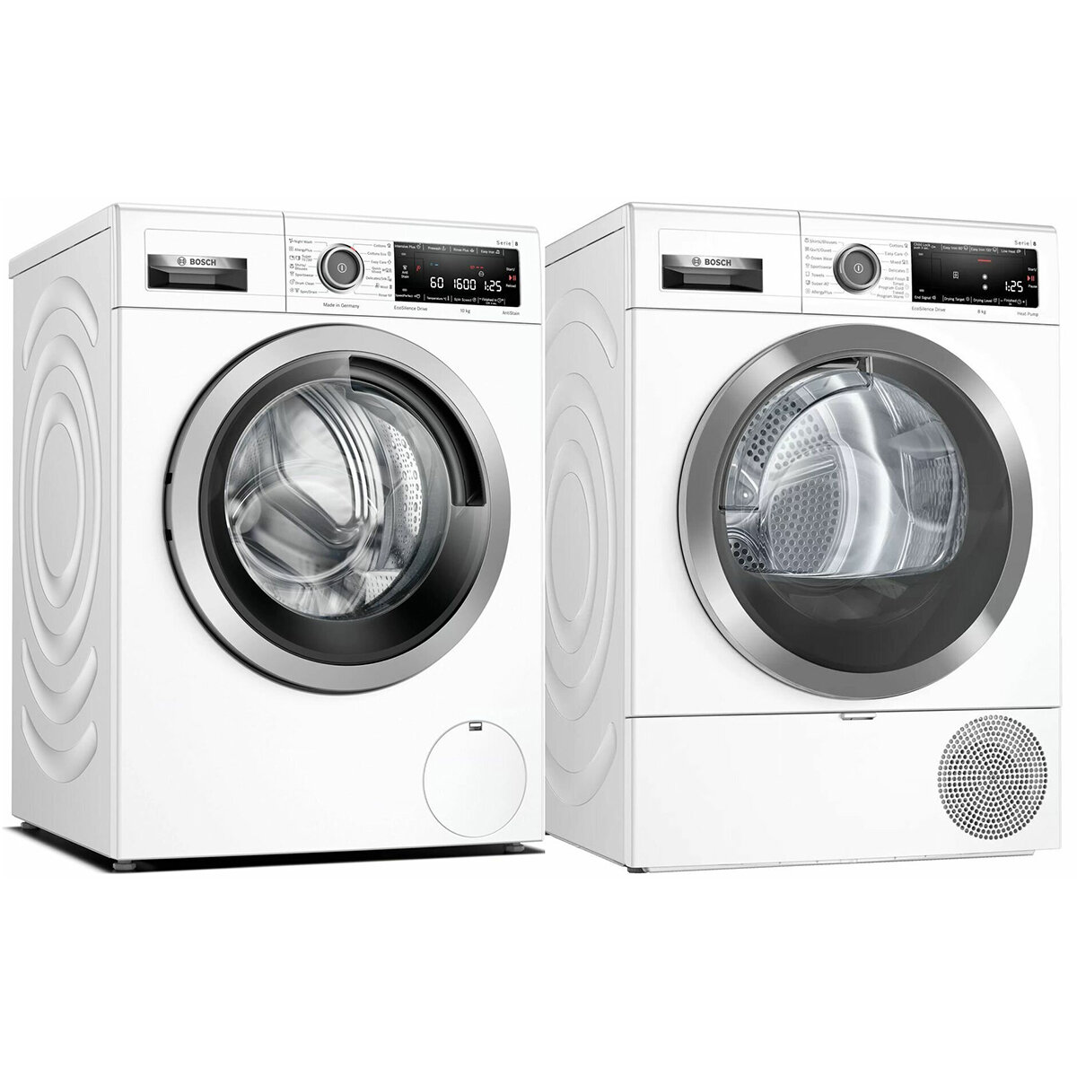 Bosch Series 8 10kg 8kg Laundry Package WAX32M41AUWTX88M20AU Winning Appliances