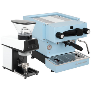 La Marzocco Linea Mini Blue Home Package with White Pico WA-PACK-BLW-PICO