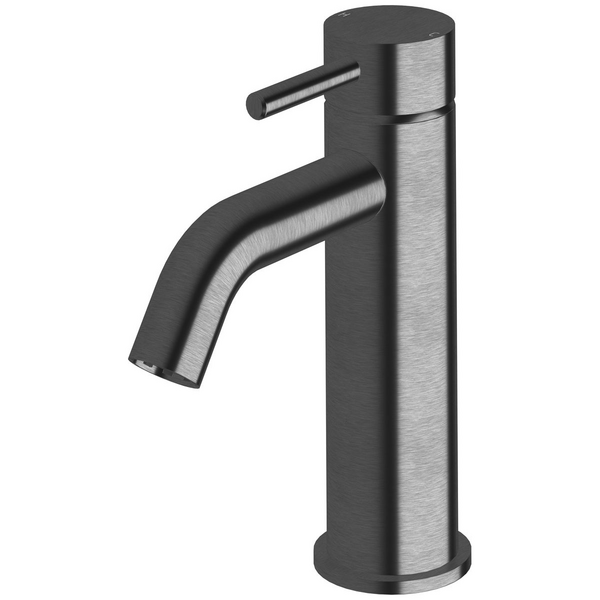 Sussex Taps Virgo Basin Mixer Tap LUXPVD Brushed Smoke Gunmetal VGBM-01-54