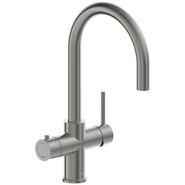 Peppy Taps Flagship 4in1 Boiling and Chilled Filtered Water Tap Gun Metal Grey 4IN1BCGMG