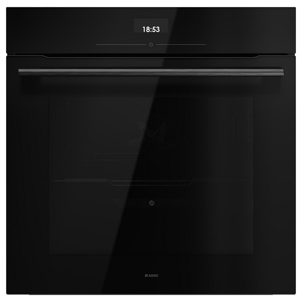ASKO 60cm Essence Multifunction Built-in Oven Black Glass OT26BGHAU