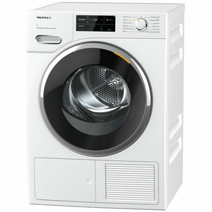 Miele T1 Series 9kg Heat Pump Dryer with SteamCare and M Touch Display TWL780WP