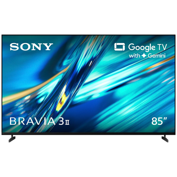 Sony 85 Inch Bravia 3 II 4K HDR AI Google TV with Gemini [2026] K85XR30M2