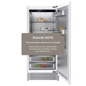 V-ZUG 619L V6000 Supreme 90 Upright Fridge Fully Integrated Right Hinge 5113400008