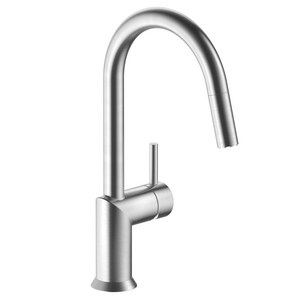 Fantini Nostromo Sink Mixer with Pull Out Hose - Brushed Nickel PVD