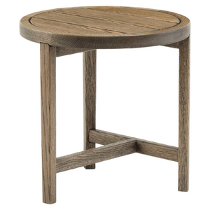 De La Espada 98.6F Outdoor Side Table - Oak with Black Oil Finish 578-98-6F