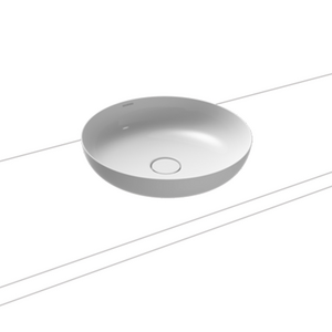 Kaldewei Miena 450mm Countertop Washbowl - Alpine White 01-3180-0001K