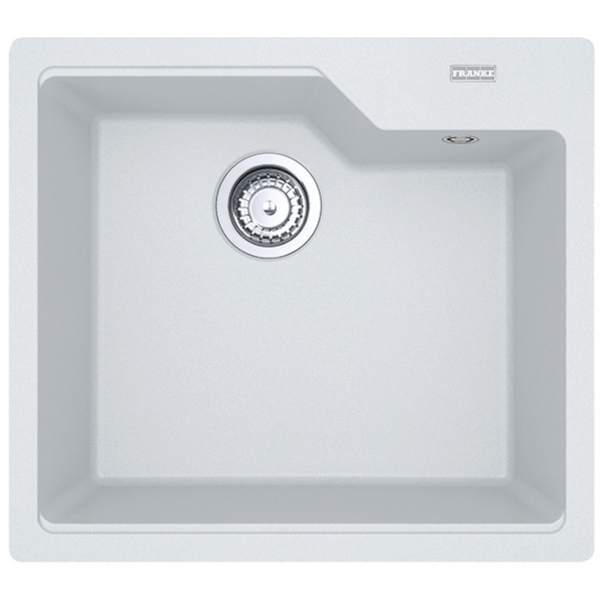 Franke Urban Fragranite 560mm Single Bowl Topmount Sink Polar White UBG610-56PWB