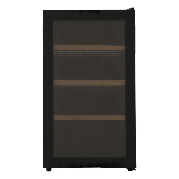 Cantina 56 Bottle Freestanding Single Zone Wine Cabinet Black