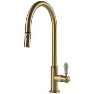 Turner Hastings Ludlow Pull Out Sink Mixer Brushed Brass LU109PM-BB
