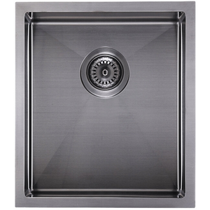 Abey Piazza Single Bowl Sink Black Pearl