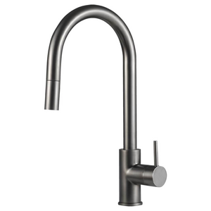 Rogerseller Tonic Sink Mixer with Pull Out Spray - Graphite