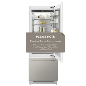 V-ZUG 440L V6000 75cm Supreme Cooler Integrated Bottom Mount Fridge Right Hinge