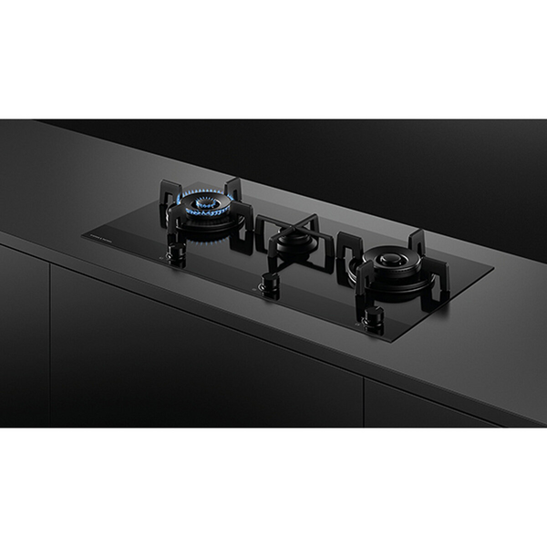 Fisher Paykel 90cm LPG Gas Black Ceramic Glass Cooktop