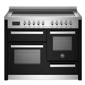 Bertazzoni Professional Series 110cm 5-Zone Induction Cooktop with Electric Triple Oven Cooker Nero