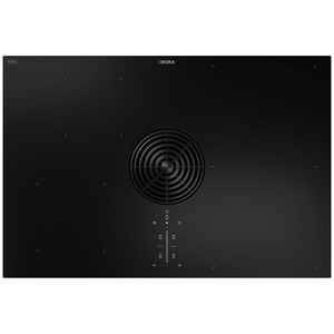 Bora M Pure Series 2 76cm Induction Cooktop with Integrated Extractor Exhaust Air Matte Black