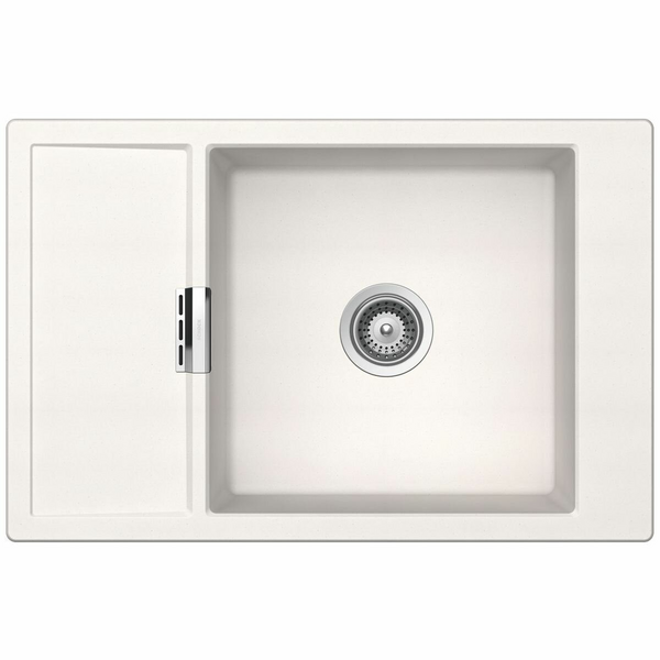 Abey Schock Mono Single Bowl Sink with Small Drainer - Day MD-100XSD