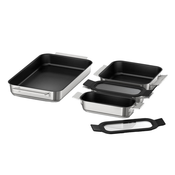 Siemens Pro 4 Piece Non Stick Induction Flex Pan Set HZ9FF040