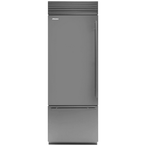Fhiaba 336L X-Pro Fridge Freezer with TriMode and Ice Maker Left Hinge Satin Steel