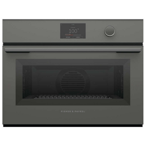 Fisher & Paykel Series 9 60cm Minimal Compact Combi-Steam Oven Grey Glass