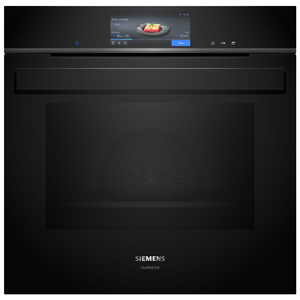 Siemens iQ700 60cm Built-In Oven with Steam Function - Black