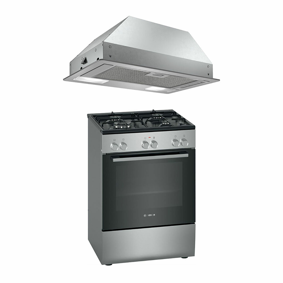 Bosch Freestanding Oven and Rangehood Pack HXU09AH50ADLN54AA70A Winning Appliances