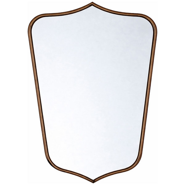 Turner Hastings Mayer 80x50 Shield Bathroom Mirror English Bronze MA411MR-EB