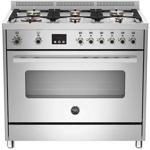 Bertazzoni 90cm Professional Series Freestanding Dual Fuel Oven/Stove