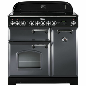 Falcon 90cm Classic Deluxe Freestanding Induction Oven/Stove Slate and Chrome