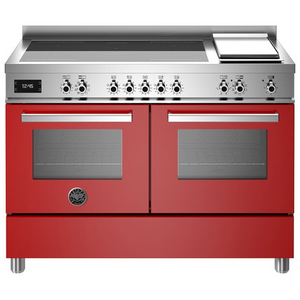 Bertazzoni 120cm Induction Cooktop & Griddle Plate Freestanding Double Oven