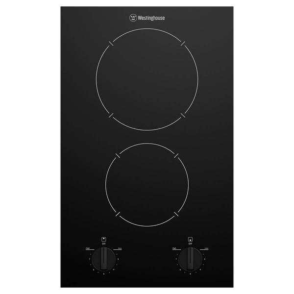 Westinghouse 30cm 2 Zone Ceramic Cooktop WHC322BE