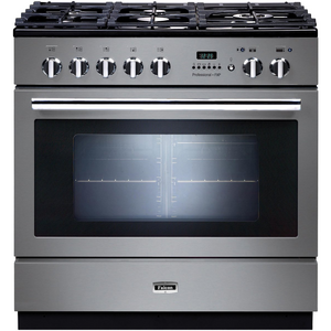 Falcon 90cm Professional Plus FX Dual Fuel Freestanding Oven Stainless Steel PROP90FXDFSS-CH