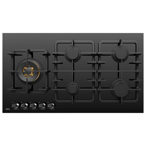 AEG 90cm Natural Gas Cooktop with Wok Burner